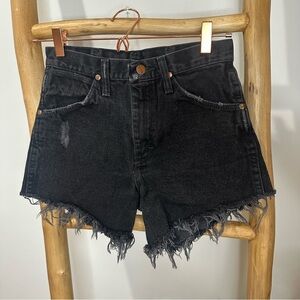 Wrangler Black Jean Shorts 27